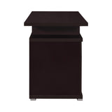  Coaster Furniture Irving 800109 47-inch 2-Drawer Office Computer Desk - Cappuccino IMAGE 6
