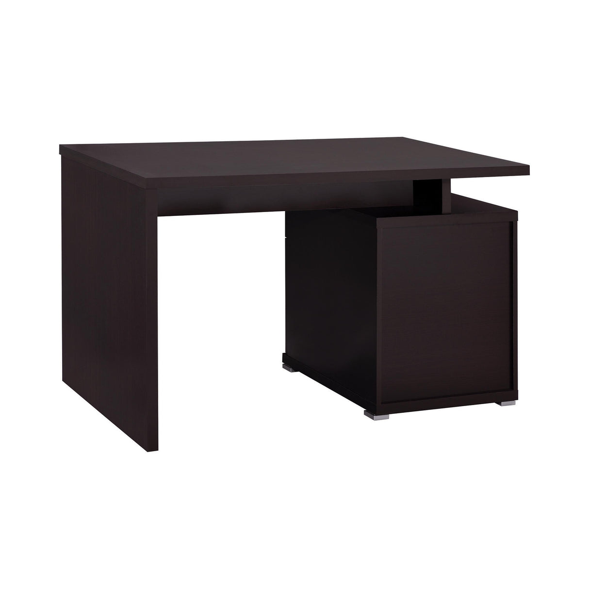  Coaster Furniture Irving 800109 47-inch 2-Drawer Office Computer Desk - Cappuccino IMAGE 7
