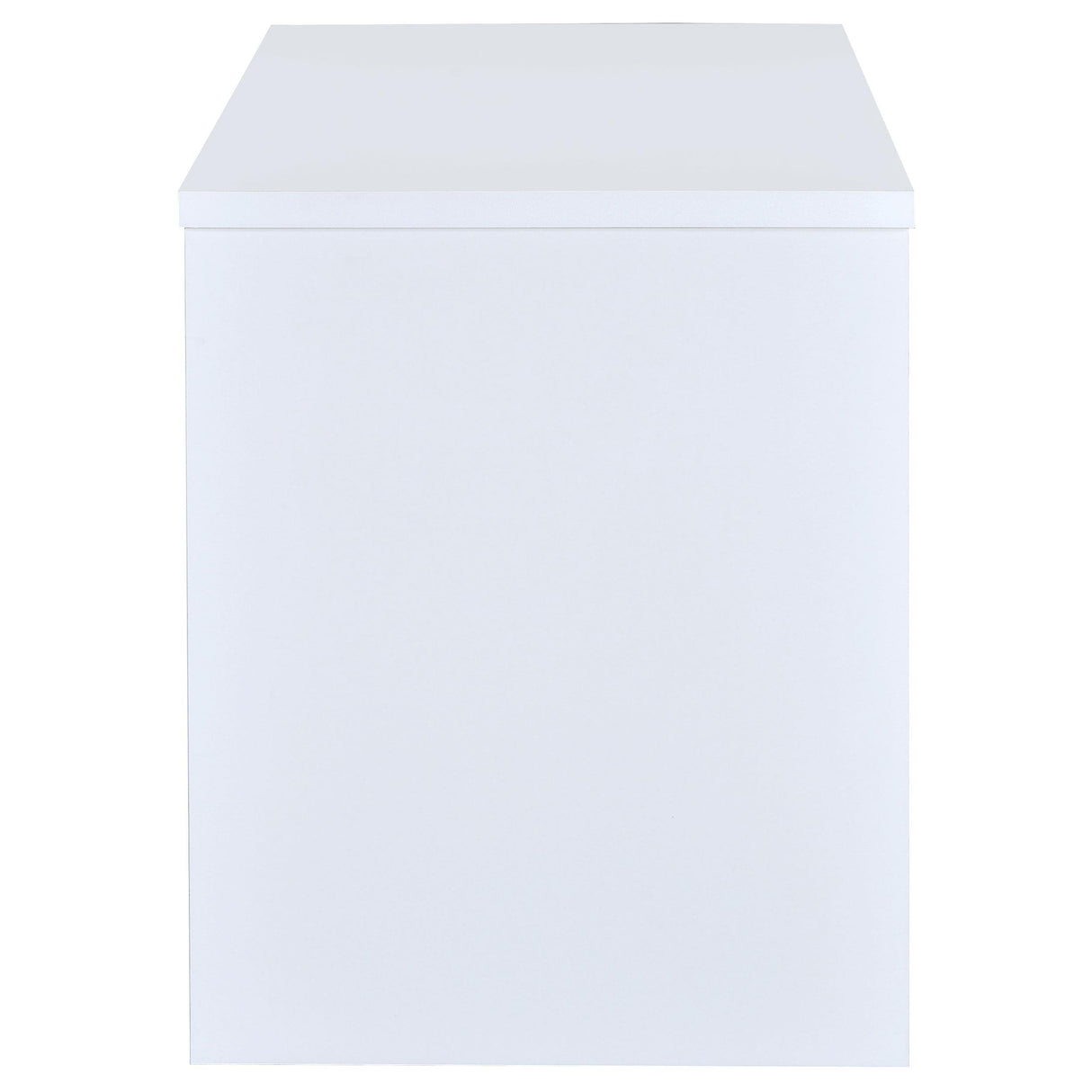  Coaster Furniture Irving 800110 47-inch 2-Drawer Office Computer Desk - White IMAGE 8