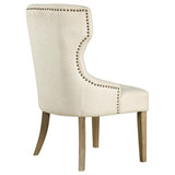  Coaster Furniture Baney 104507 Tufted Upholstered Dining Chair - Beige and Rustic Grey IMAGE 7