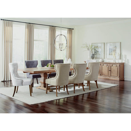  Coaster Furniture Florence 180205 4-door Dining Sideboard Buffet Cabinet - Rustic Honey IMAGE 6