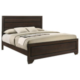  Coaster Furniture Kauffman 204391KE Wood Eastern King Panel Bed - Dark Cocoa IMAGE 2