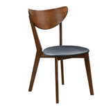  Coaster Furniture Jedda 105362 Wood Dining Side Chair - Dark Walnut (Set of 2) IMAGE 1