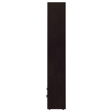  Coaster Furniture Skylar 800905 71-inch 5-shelf Bookcase with Drawer - Cappuccino IMAGE 5
