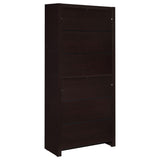  Coaster Furniture Skylar 800905 71-inch 5-shelf Bookcase with Drawer - Cappuccino IMAGE 6