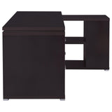  Coaster Furniture Yvette 800517 60-inch 3-Drawer L-Shape Computer Desk - Cappuccino IMAGE 8