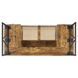  Coaster Furniture Analiese 800999 63-inch 4-Drawer Writing Desk - Rustic Nutmeg IMAGE 9