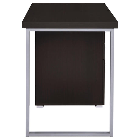  Coaster Furniture Brennan 800519 47-inch 3-Drawer Office Computer Desk - Cappuccino IMAGE 8