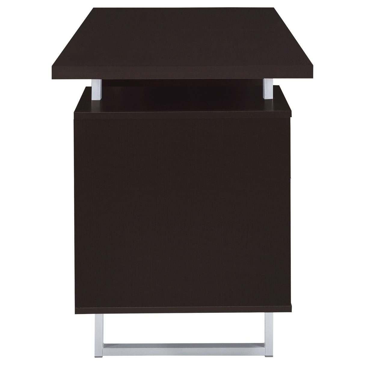  Coaster Furniture Lawtey 801521 60-inch 2-Drawer Office Computer Desk - Cappuccino IMAGE 9