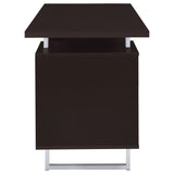  Coaster Furniture Lawtey 801521 60-inch 2-Drawer Office Computer Desk - Cappuccino IMAGE 9