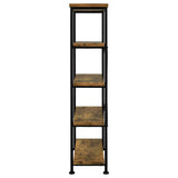  Coaster Furniture Analiese 801542 63-inch 4-shelf Bookshelf - Rustic Nutmeg IMAGE 3