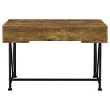  Coaster Furniture Analiese 801541 47-inch 3-Drawer Writing Desk - Rustic Nutmeg IMAGE 4