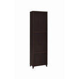  Coaster Furniture Lewes 700882 4-shelf Engineered Wood Media Tower - Cappuccino IMAGE 5