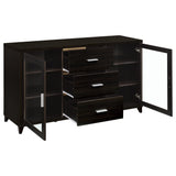  Coaster Furniture Lewes 700881 2-door Engineered Wood 60" TV Stand - Cappuccino IMAGE 2
