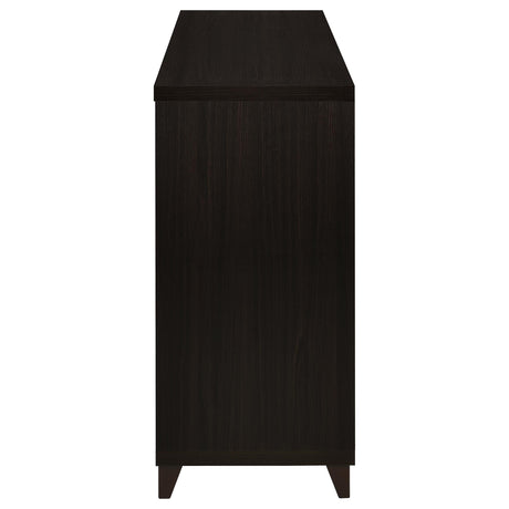  Coaster Furniture Lewes 700881 2-door Engineered Wood 60" TV Stand - Cappuccino IMAGE 4