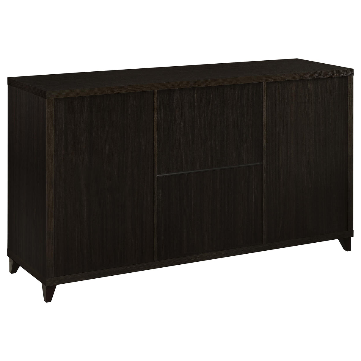  Coaster Furniture Lewes 700881 2-door Engineered Wood 60" TV Stand - Cappuccino IMAGE 5