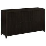  Coaster Furniture Lewes 700881 2-door Engineered Wood 60" TV Stand - Cappuccino IMAGE 5