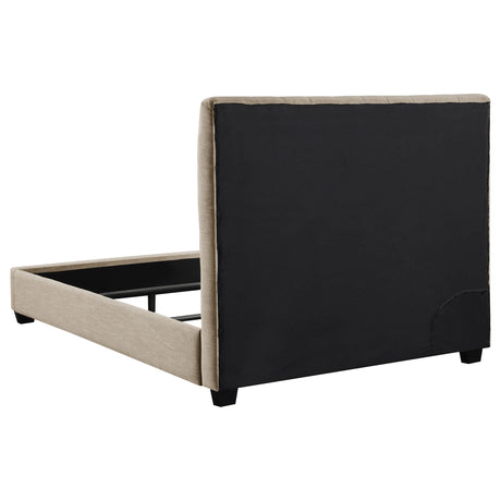  Coaster Furniture Chloe 300007Q Upholstered Queen Panel Bed - Oatmeal IMAGE 3