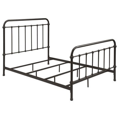  Coaster Furniture Livingston 300399F Metal Full Open Frame Bed - Dark Bronze IMAGE 1