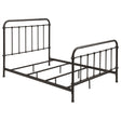  Coaster Furniture Livingston 300399F Metal Full Open Frame Bed - Dark Bronze IMAGE 1