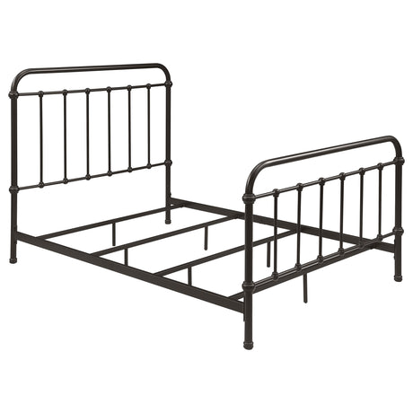  Coaster Furniture Livingston 300399F Metal Full Open Frame Bed - Dark Bronze IMAGE 1