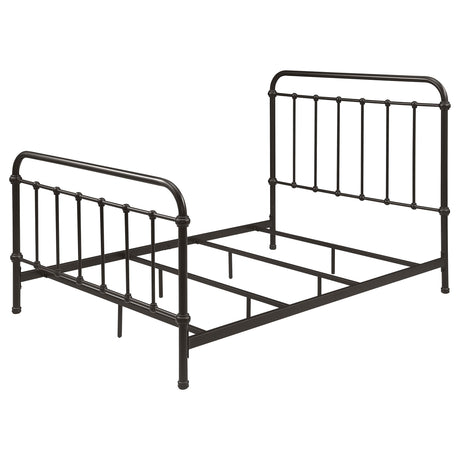  Coaster Furniture Livingston 300399F Metal Full Open Frame Bed - Dark Bronze IMAGE 3