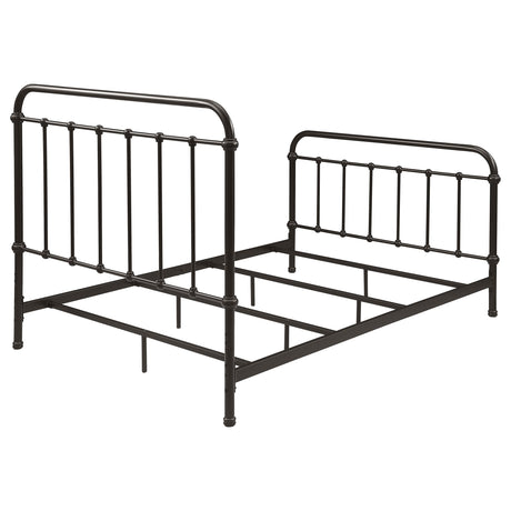  Coaster Furniture Livingston 300399F Metal Full Open Frame Bed - Dark Bronze IMAGE 6