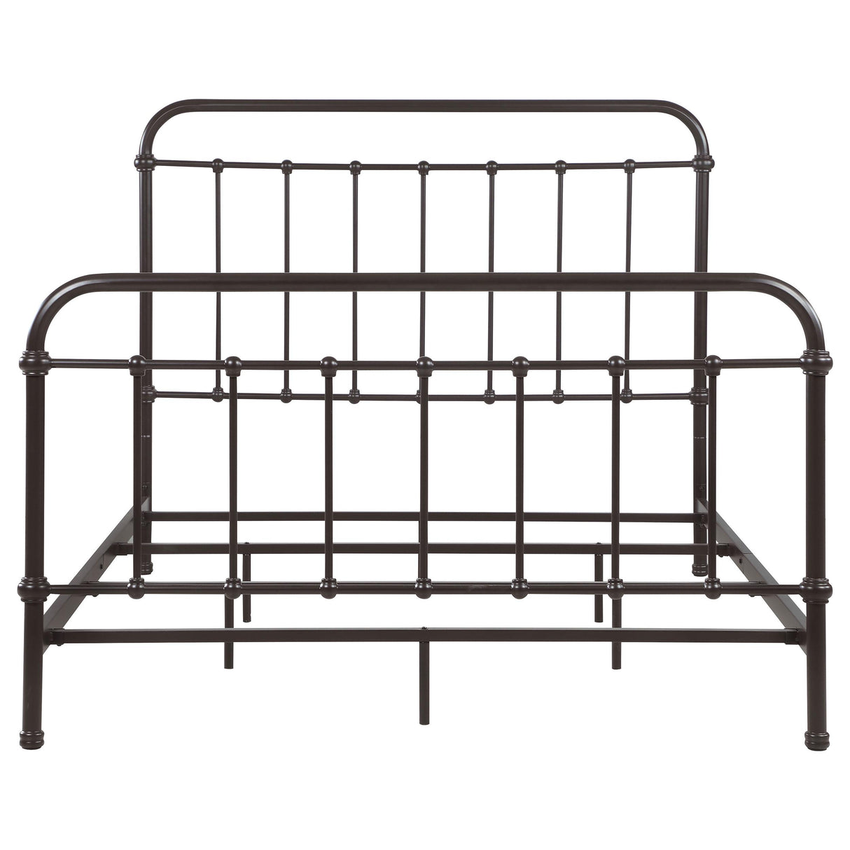  Coaster Furniture Livingston 300399Q Metal Queen Open Frame Bed - Dark Bronze IMAGE 2