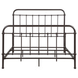  Coaster Furniture Livingston 300399Q Metal Queen Open Frame Bed - Dark Bronze IMAGE 2