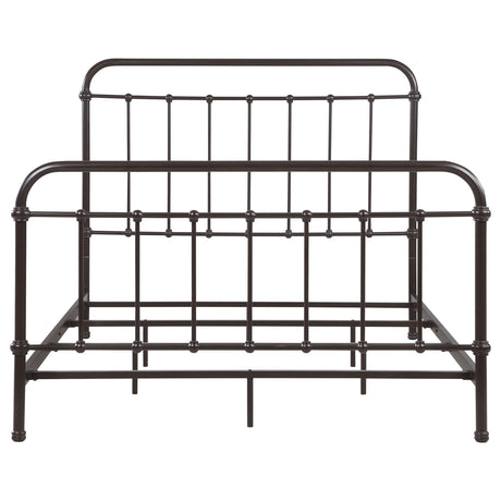  Coaster Furniture Livingston 300399Q Metal Queen Open Frame Bed - Dark Bronze IMAGE 2