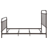  Coaster Furniture Livingston 300399Q Metal Queen Open Frame Bed - Dark Bronze IMAGE 4