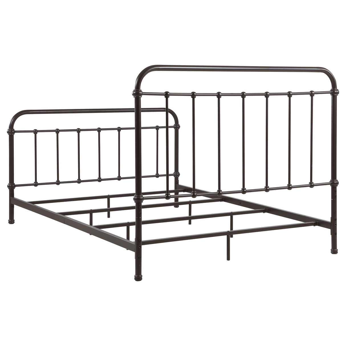  Coaster Furniture Livingston 300399Q Metal Queen Open Frame Bed - Dark Bronze IMAGE 5
