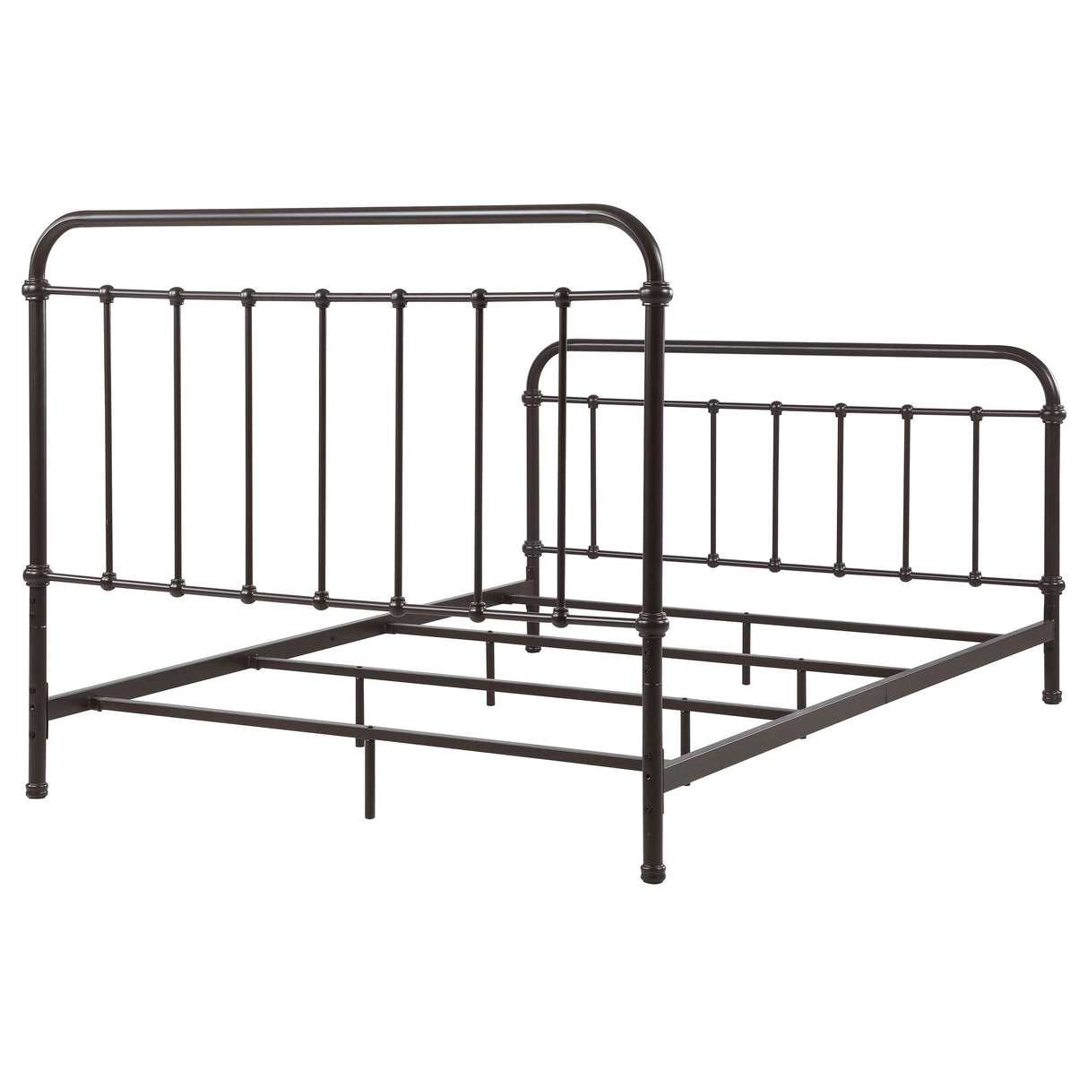  Coaster Furniture Livingston 300399Q Metal Queen Open Frame Bed - Dark Bronze IMAGE 7