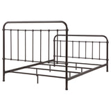  Coaster Furniture Livingston 300399Q Metal Queen Open Frame Bed - Dark Bronze IMAGE 7