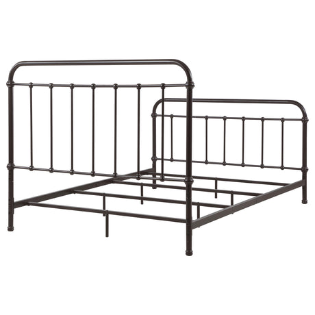  Coaster Furniture Livingston 300399Q Metal Queen Open Frame Bed - Dark Bronze IMAGE 7