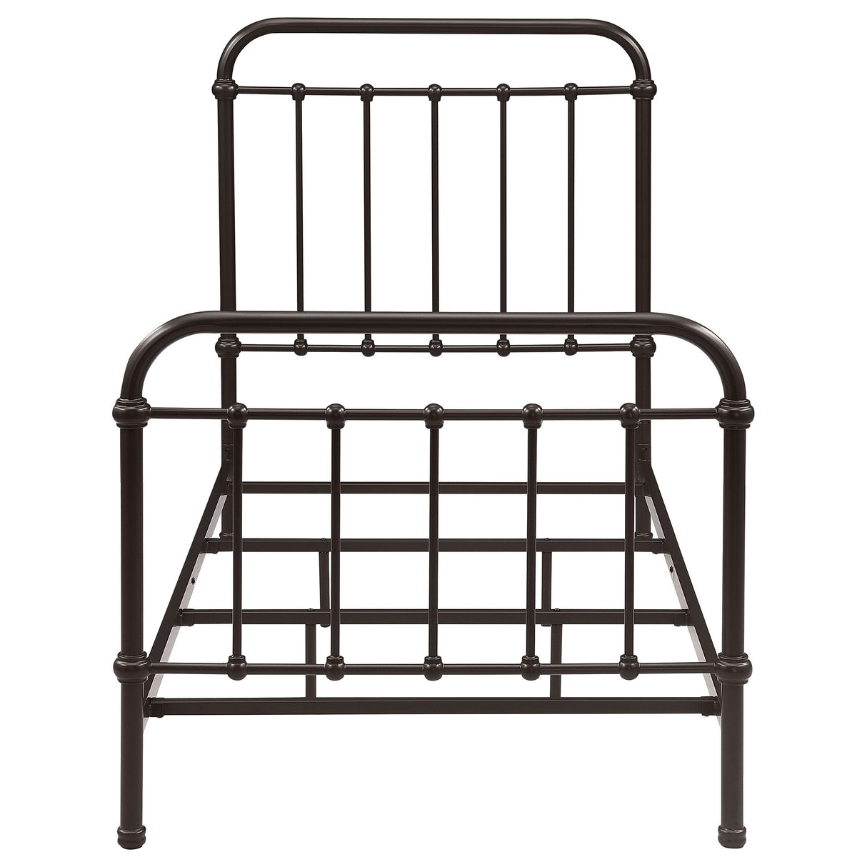  Coaster Furniture Livingston 300399T Metal Twin Open Frame Bed - Dark Bronze IMAGE 2