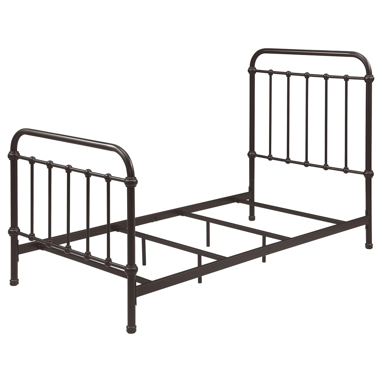  Coaster Furniture Livingston 300399T Metal Twin Open Frame Bed - Dark Bronze IMAGE 3