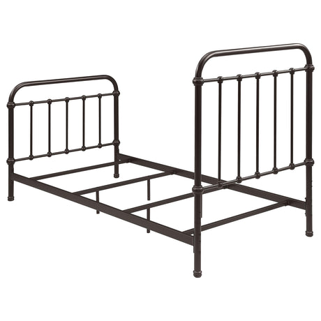  Coaster Furniture Livingston 300399T Metal Twin Open Frame Bed - Dark Bronze IMAGE 5