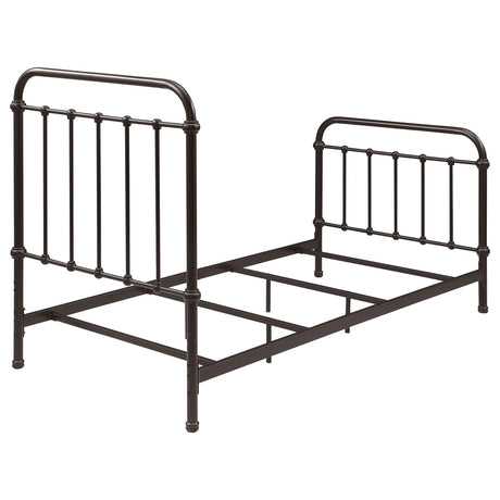  Coaster Furniture Livingston 300399T Metal Twin Open Frame Bed - Dark Bronze IMAGE 6