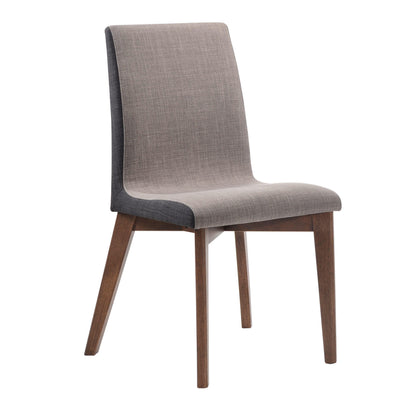  Coaster Furniture Redbridge 106592 Upholstered Dining Side Chair - Walnut (Set of 2) IMAGE 1