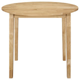  Coaster Furniture Bucknell 130006 3-piece Round Drop Leaf Dining Table Set - Natural IMAGE 2