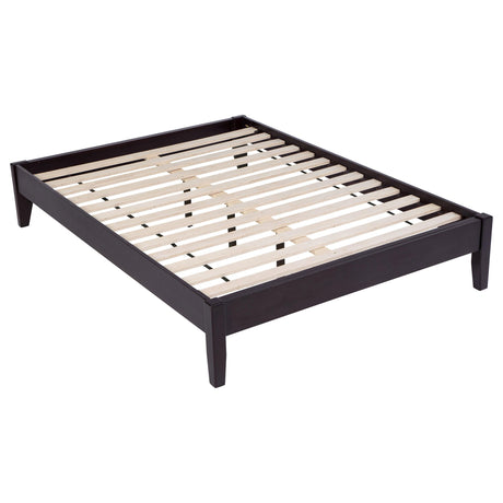  Coaster Furniture Hounslow 300555F Full Universal Platform Bed - Cappuccino IMAGE 4