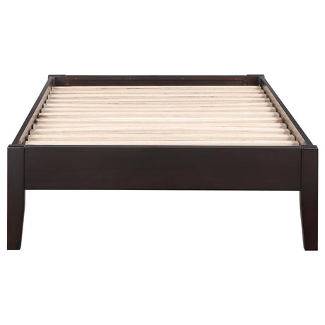  Coaster Furniture Hounslow 300555T Twin Universal Platform Bed - Cappuccino IMAGE 3