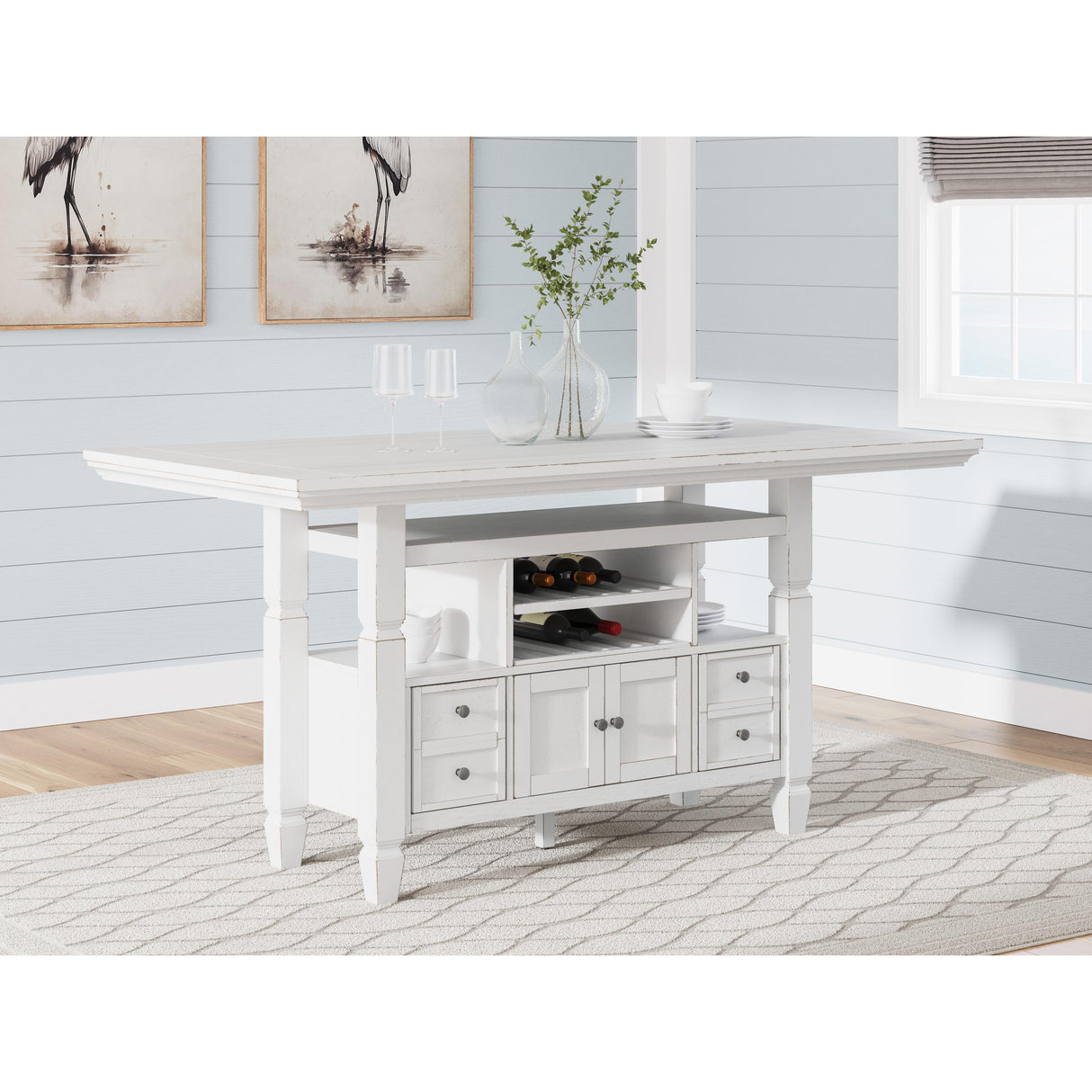  Signature Design by Ashley Robbinsdale D642 7 pc Counter Height Dining Set IMAGE 2