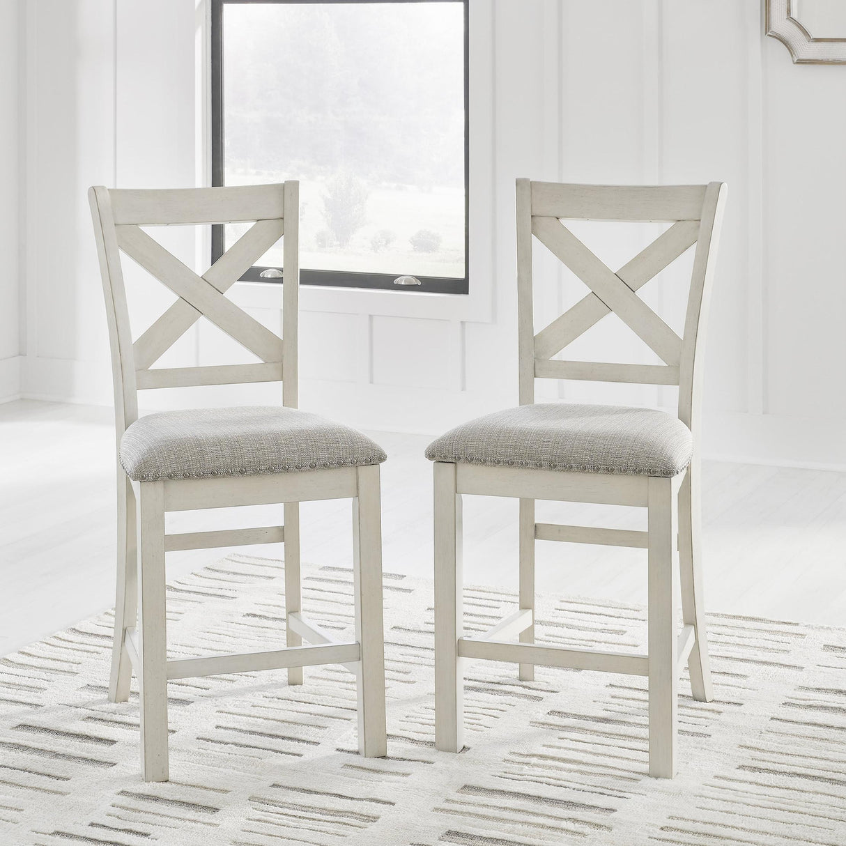  Signature Design by Ashley Robbinsdale D642 7 pc Counter Height Dining Set IMAGE 3