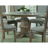  Coaster Furniture Florence 180200 Round 60-inch Wood Dining Table - Rustic Honey IMAGE 2