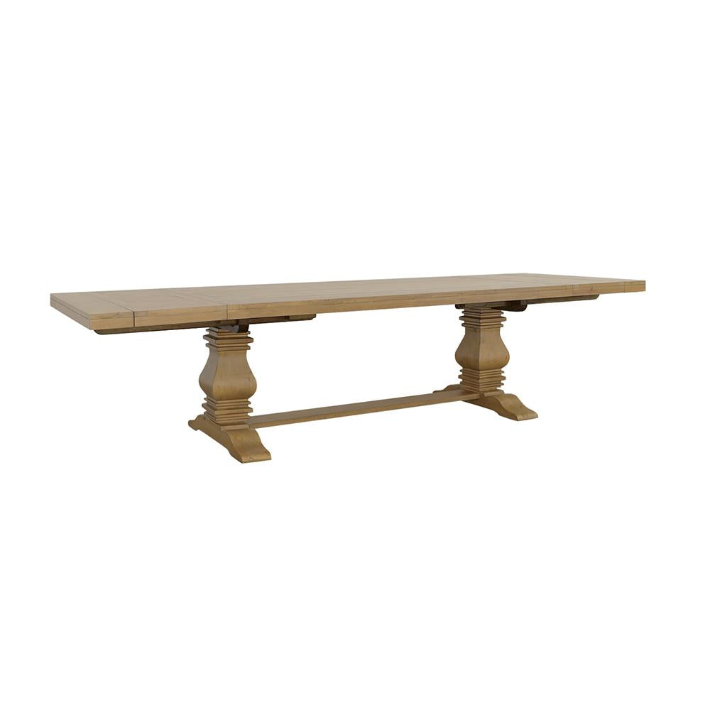  Coaster Furniture Florence 180201 126-inch Extension Dining Table - Rustic Honey IMAGE 2
