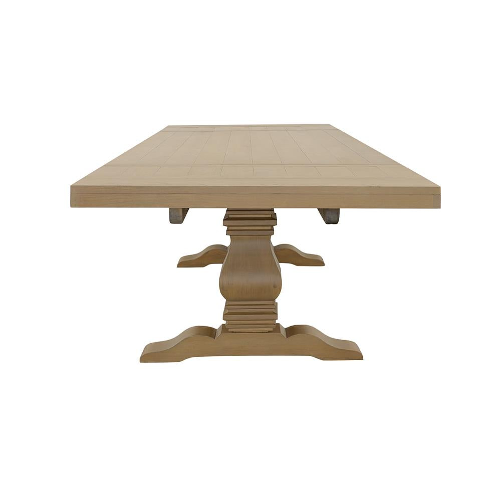  Coaster Furniture Florence 180201 126-inch Extension Dining Table - Rustic Honey IMAGE 8