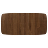  Coaster Furniture Redbridge 106591 75-inch Extension Leaf Dining Table - Natural Walnut IMAGE 6