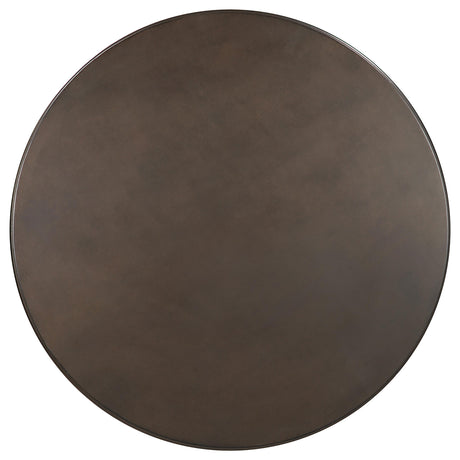  Coaster Furniture Oswego 100063 Round 30-inch Bistro Dining Table - Bronze IMAGE 5